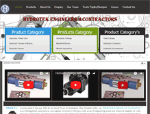 Tablet Screenshot of hydrotekhydraulic.com
